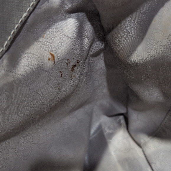 Michael Kors Large Grey Taupe Tote Bag - Picture 6 of 7